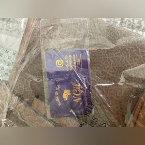 NGIL tan and gray tote bag NWT